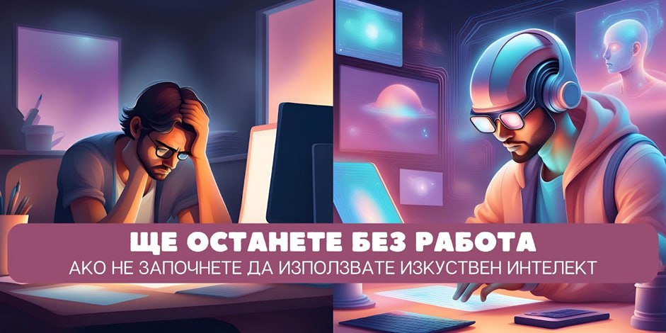 Ще останете без работа, ако не започнете да използвате изкуствен интелект