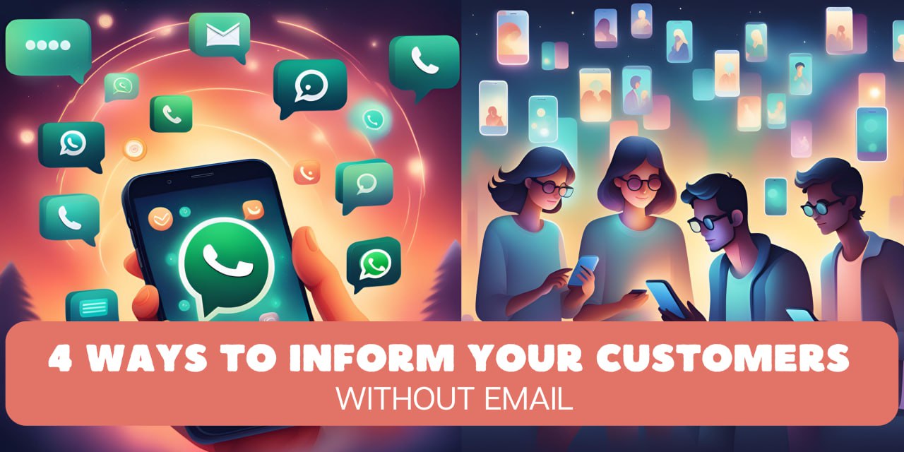 Four ways to inform your customers without email