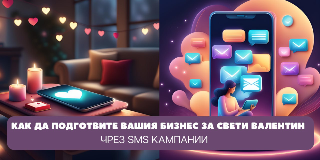 Как да Подготвите Вашия Бизнес за Свети Валентин чрез SMS Кампании